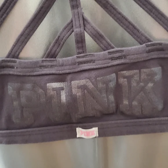 Victoria's Secret Pink Strappy Back Bralette Set of 2 - Picture 5 of 11